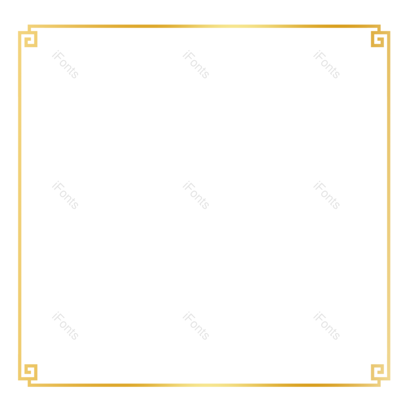 边框图片,中国风元素,简约PNG,渐变免抠素材